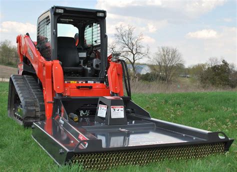 mini skid steer brush hog attachment|skid steer brush mower attachment.